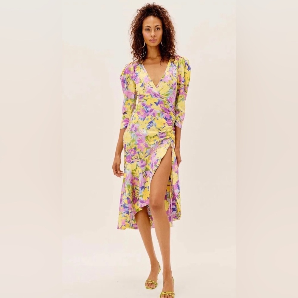 For Love And Lemons Cassia Midi Dress Size Small NWT